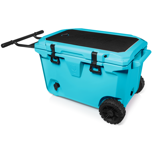 Brutank 55 quart rolling cooler electric blue - US 02032
