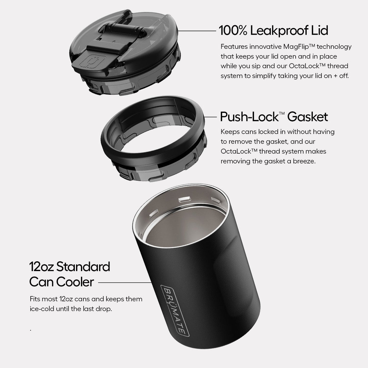 Hopsulator duo v2 glacier 12oz standard cans - US 36873