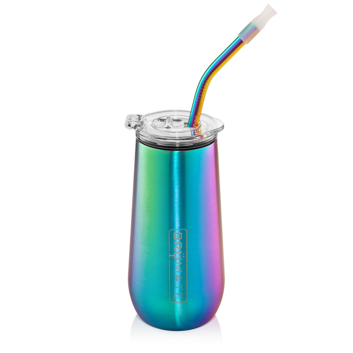 Champagne flute straw lid - US 21911