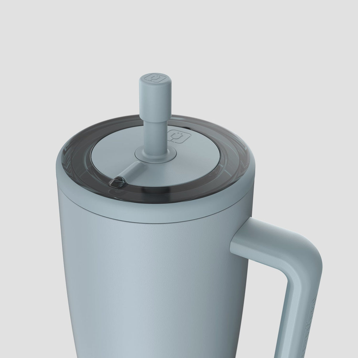 Magnetic straw cover black - US 08206