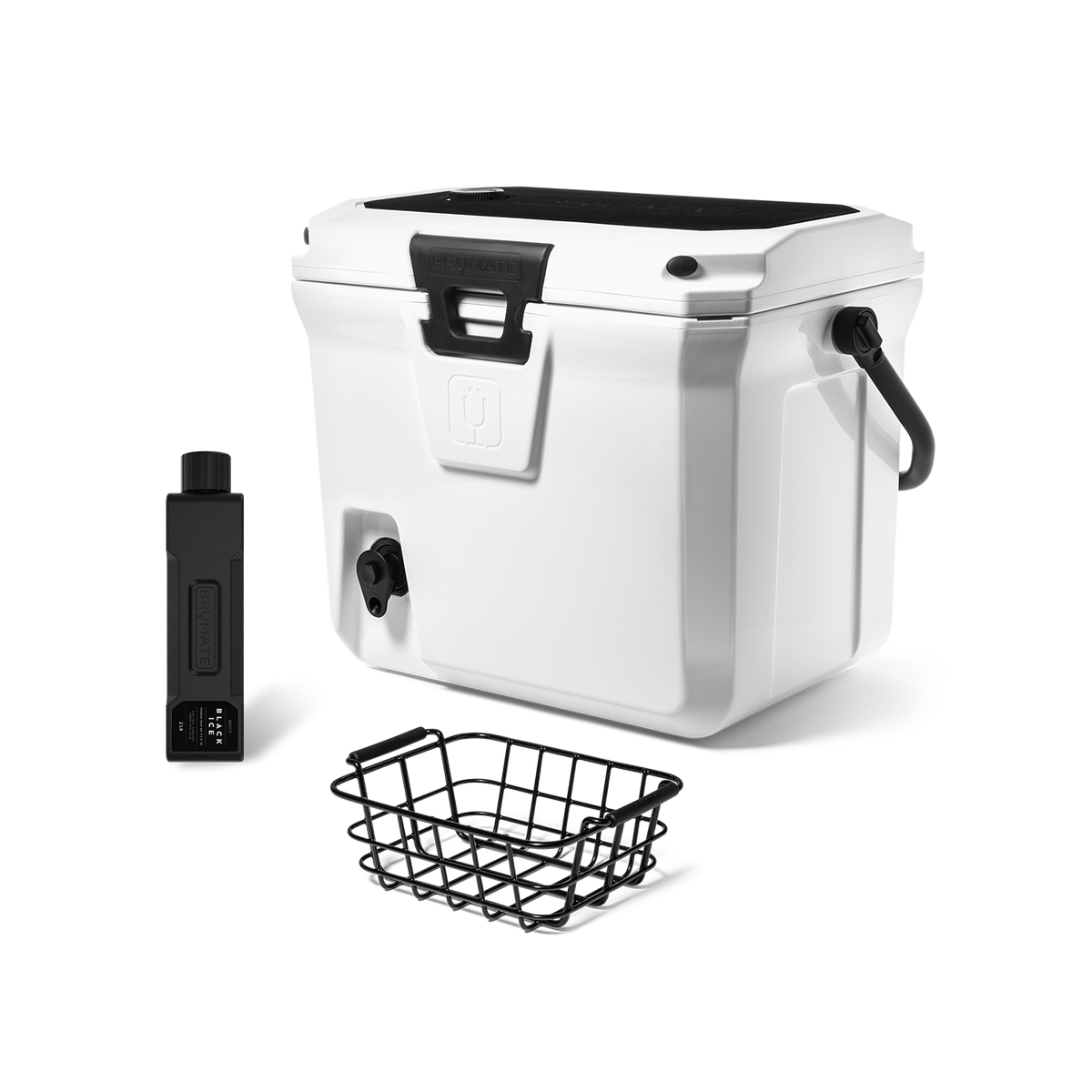 Brutank 20 quart grab go cooler bundle ice white - US 18729