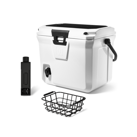 Brutank 20 quart grab go cooler bundle ice white - US 18729