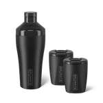 Cocktail shaker rocks bundle matte black 22 12oz - US 08544