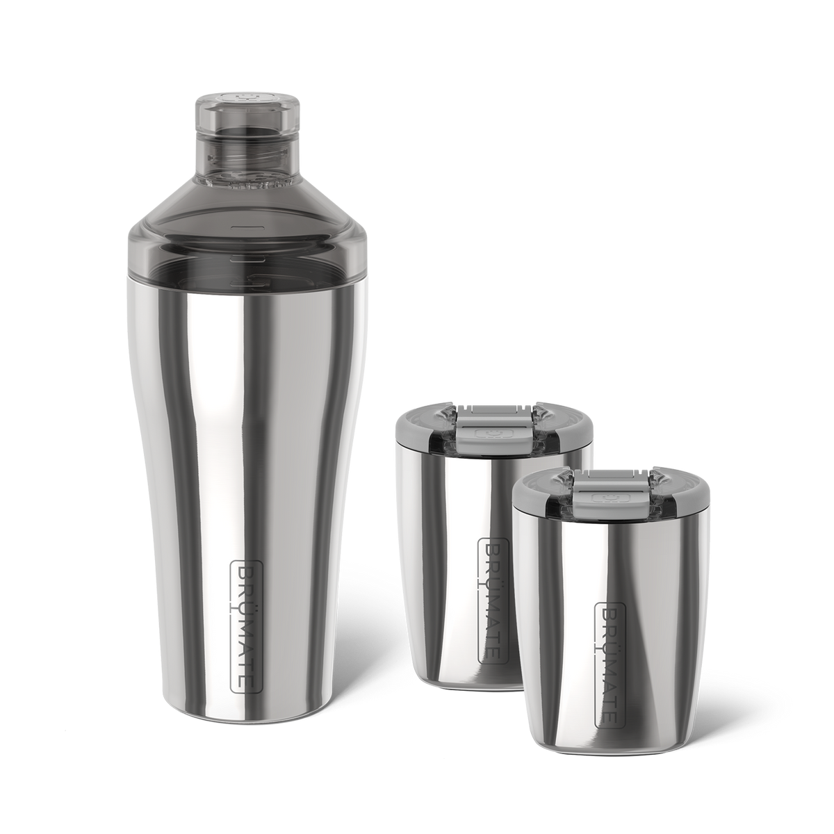 Cocktail shaker rocks bundle polished stainless 22 12oz - US 79761