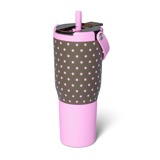 Resa flip 35oz mocha dot - US 50123