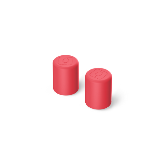 Magnetic straw cover coral - US 94553