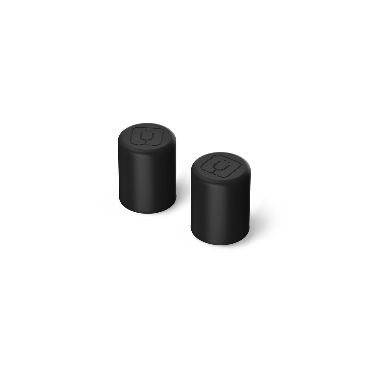 Magnetic straw cover black - US 08206