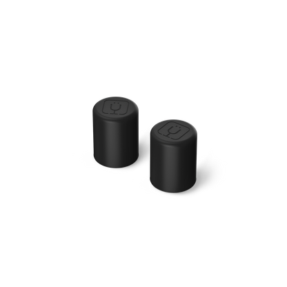 Magnetic straw cover black - US 08206