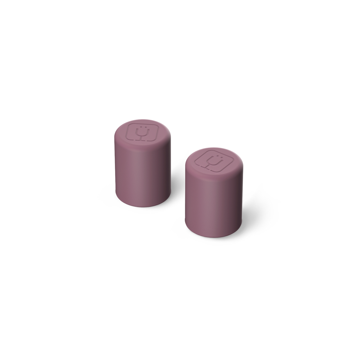 Magnetic straw cover rose taupe - US 75496