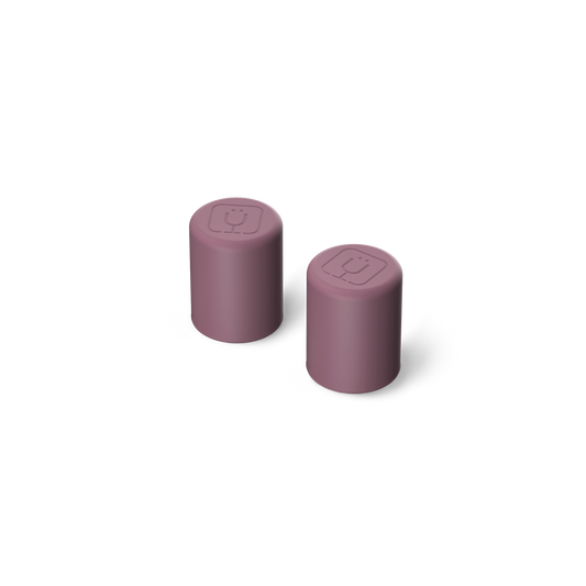 Magnetic straw cover rose taupe - US 75496