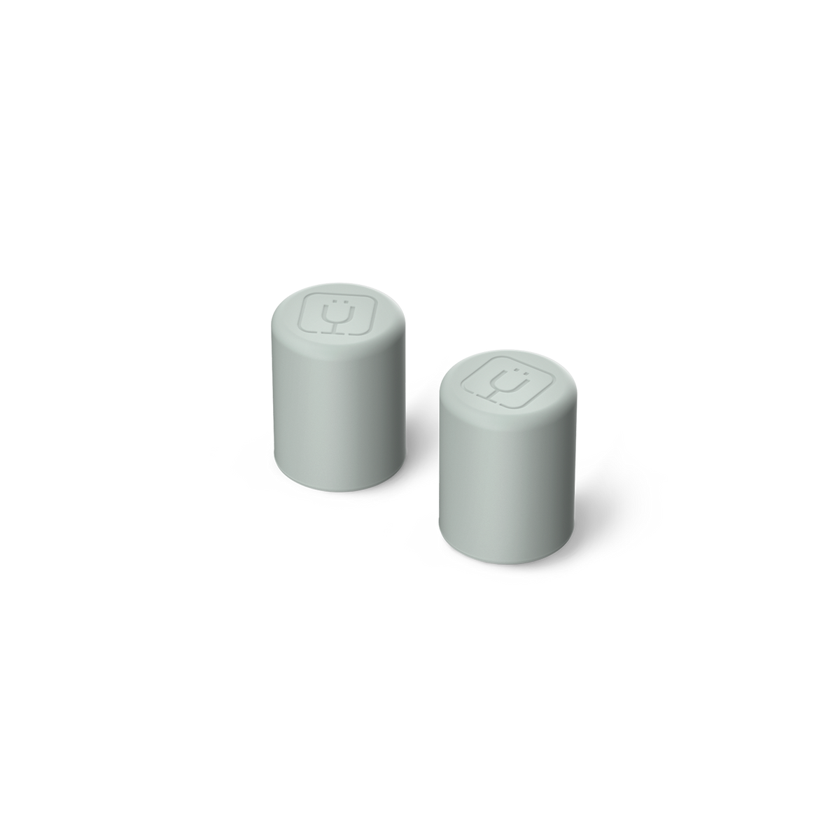 Magnetic straw cover sage - US 36253