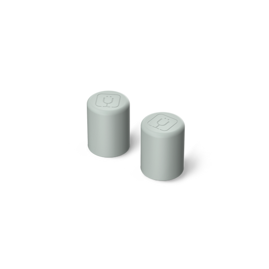 Magnetic straw cover sage - US 36253
