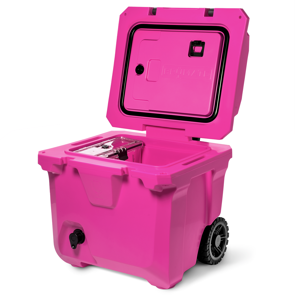Brutank 35 quart rolling cooler vivid magenta - US 00939