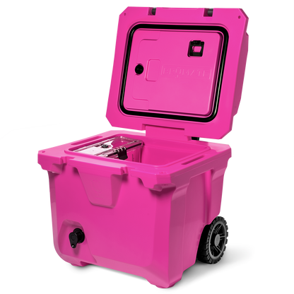 Brutank 35 quart rolling cooler vivid magenta - US 00939