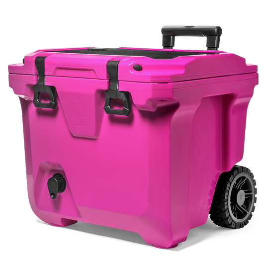 Brutank 35 quart rolling cooler vivid magenta - US 00939