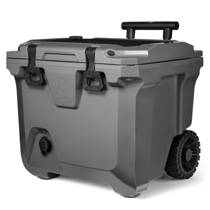 Brutank 35 quart rolling cooler charcoal - US 34334