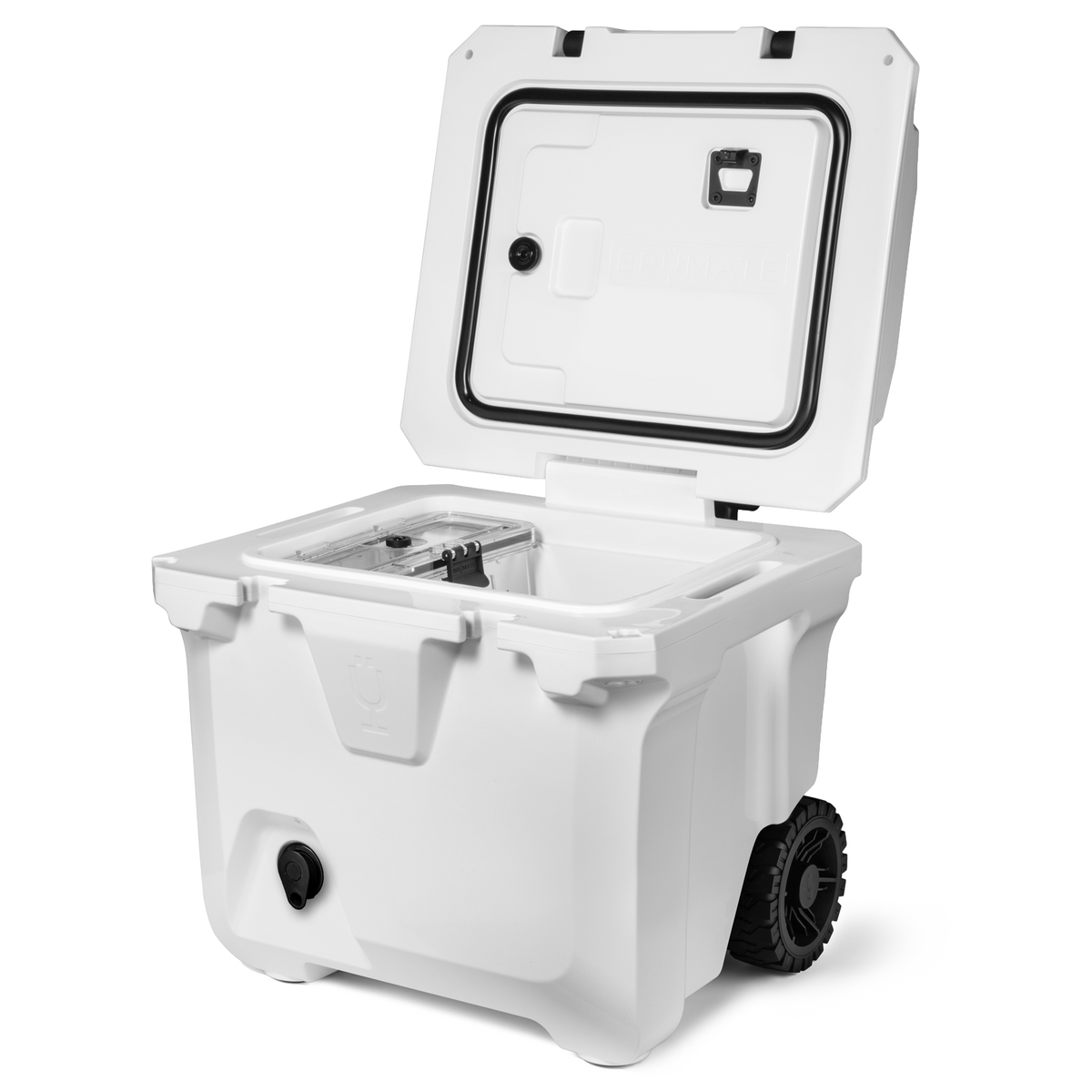 Brutank 35 quart rolling cooler ice white - US 24442
