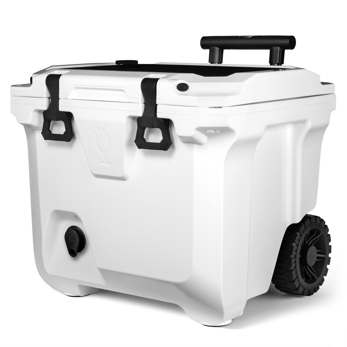 Brutank 35 quart rolling cooler ice white - US 24442