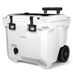 Brutank 35 quart rolling cooler ice white - US 24442