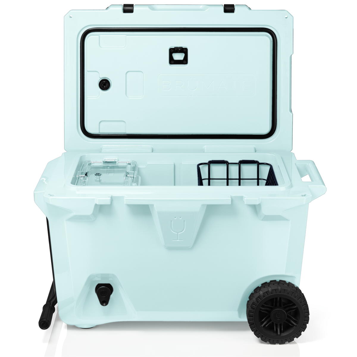 Brutank 55 quart rolling cooler blue agave - US 29888