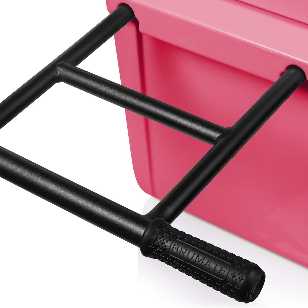 Brutank 55 quart rolling cooler neon pink - US 71713