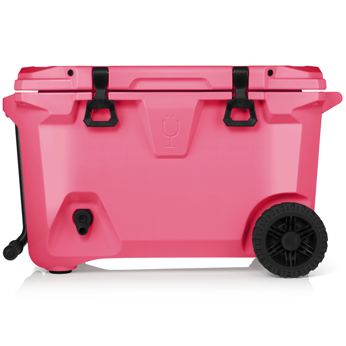 Brutank 55 quart rolling cooler neon pink - US 71713