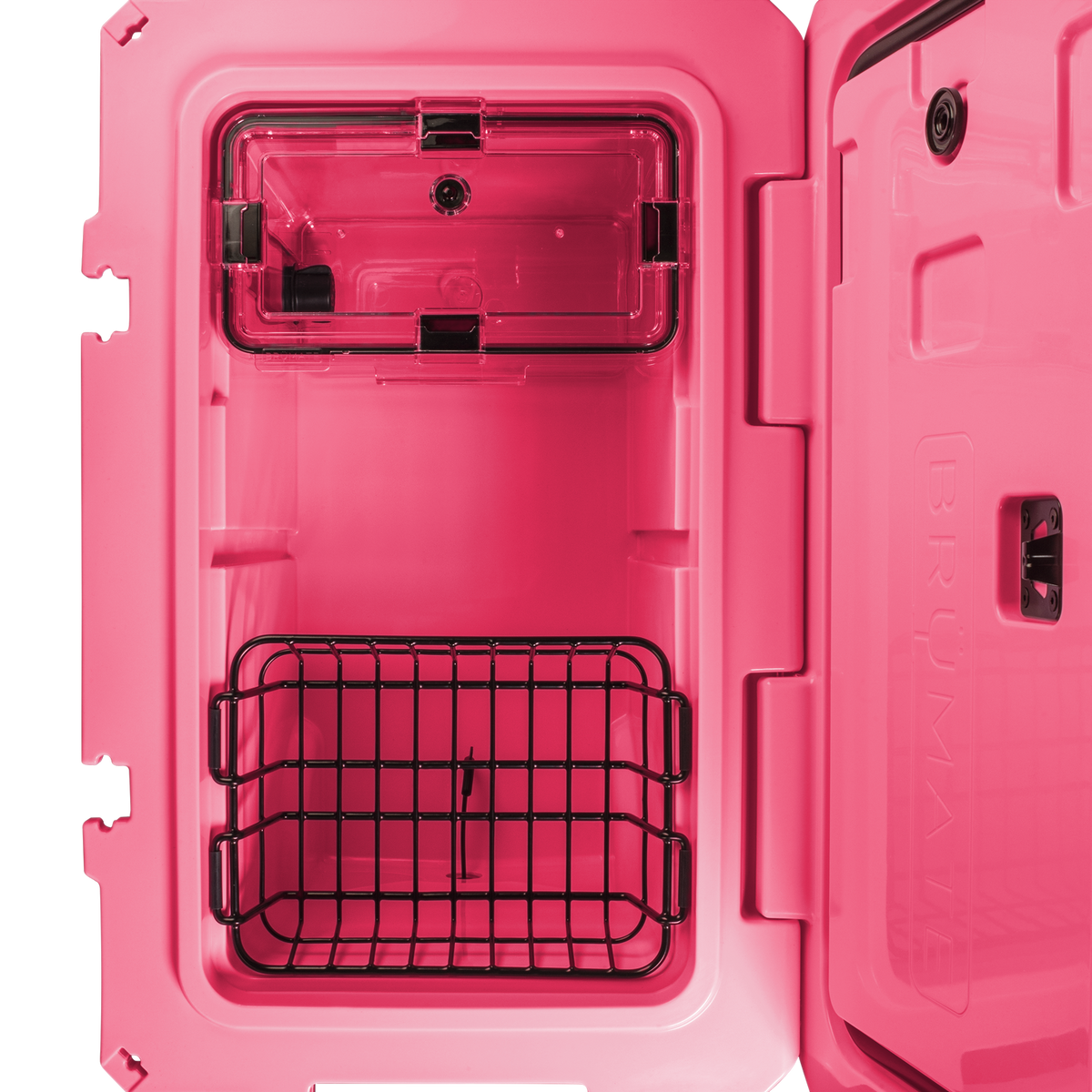 Brutank 55 quart rolling cooler neon pink - US 71713