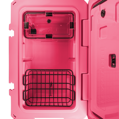 Brutank 55 quart rolling cooler neon pink - US 71713