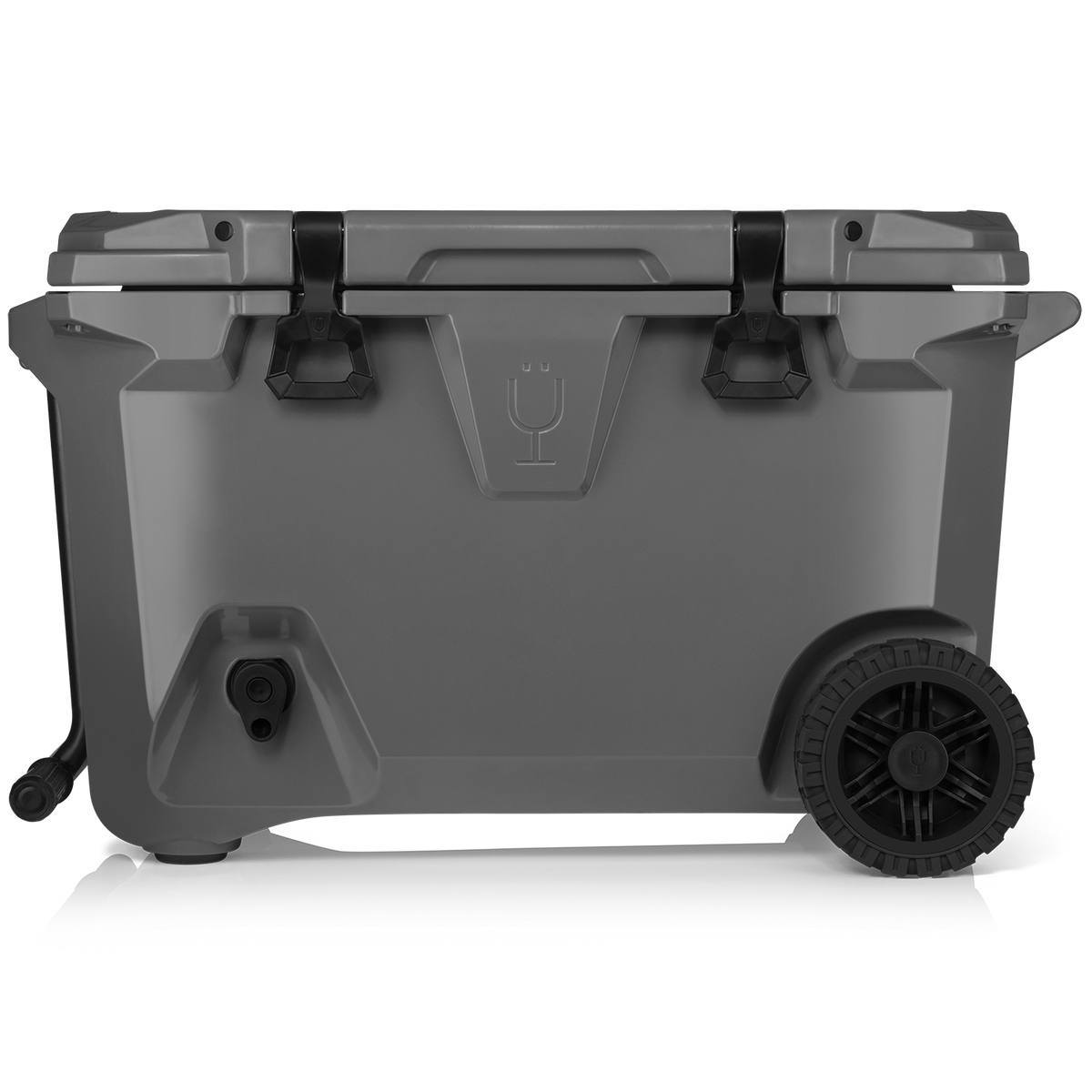 Brutank 55 quart rolling cooler charcoal - US 81643
