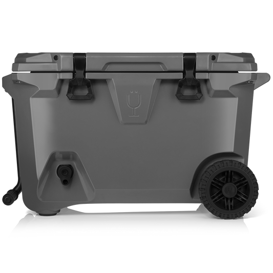 Brutank 55 quart rolling cooler charcoal - US 81643