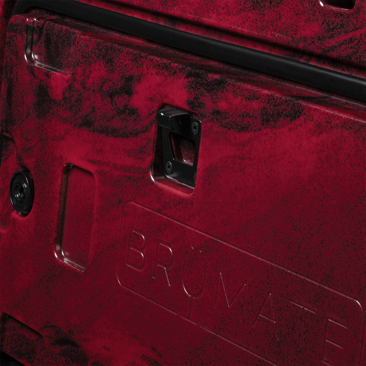 Brutank 55 quart rolling cooler red black swirl - US 67981