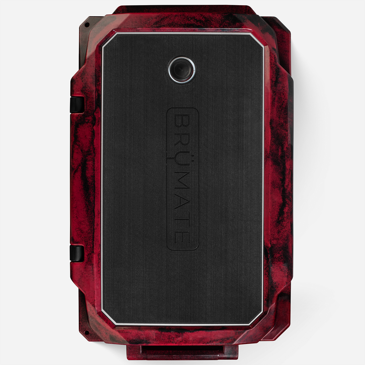 Brutank 55 quart rolling cooler red black swirl - US 67981