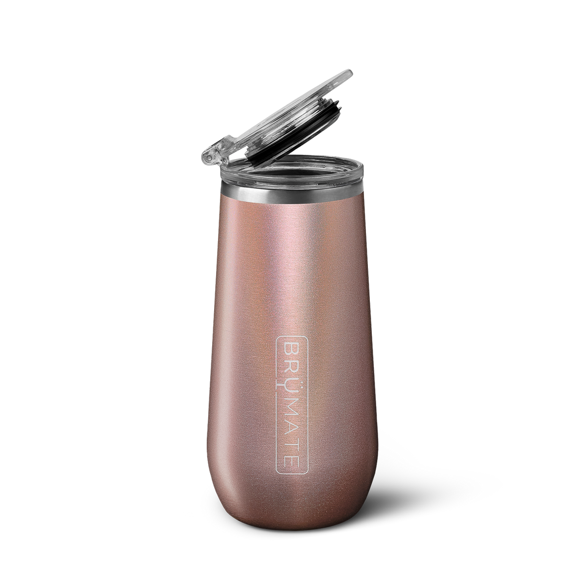 Brumate champagne flute glitter rose gold - US 73494