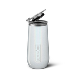 Brumate champagne flute glitter white - US 18975